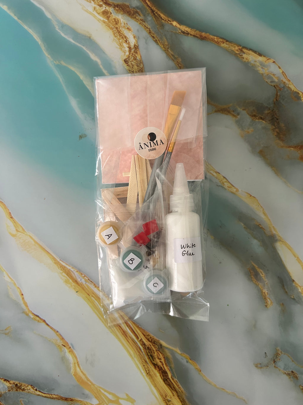 Mini Textured Seascape Art Kit